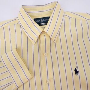 Ralph Lauren Yellow Striped Men's Shirt